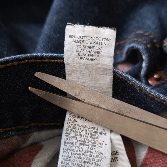 Lucky Brand Men 361 Vintage Straight Jeans Dark Wash Blue Denim Stretch 36X29 - Picture 10 of 12